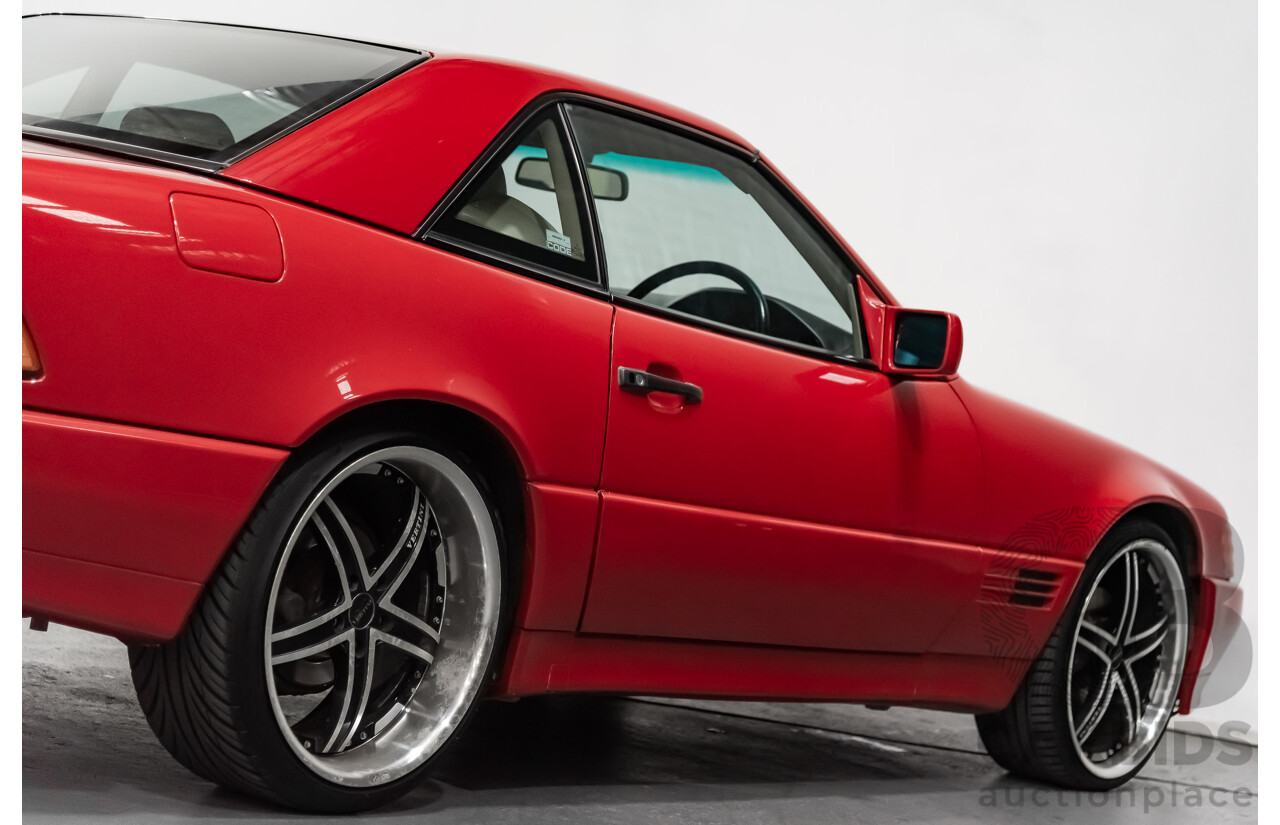 7/1990 Mercedes-Benz 500 SL  2d Convertible Red 5.0L V8