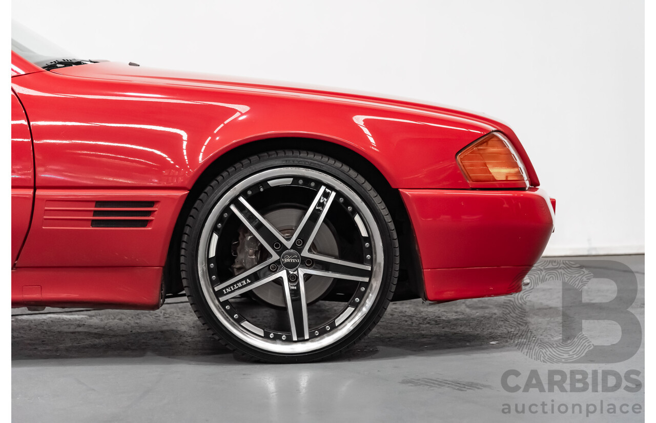 7/1990 Mercedes-Benz 500 SL  2d Convertible Red 5.0L V8