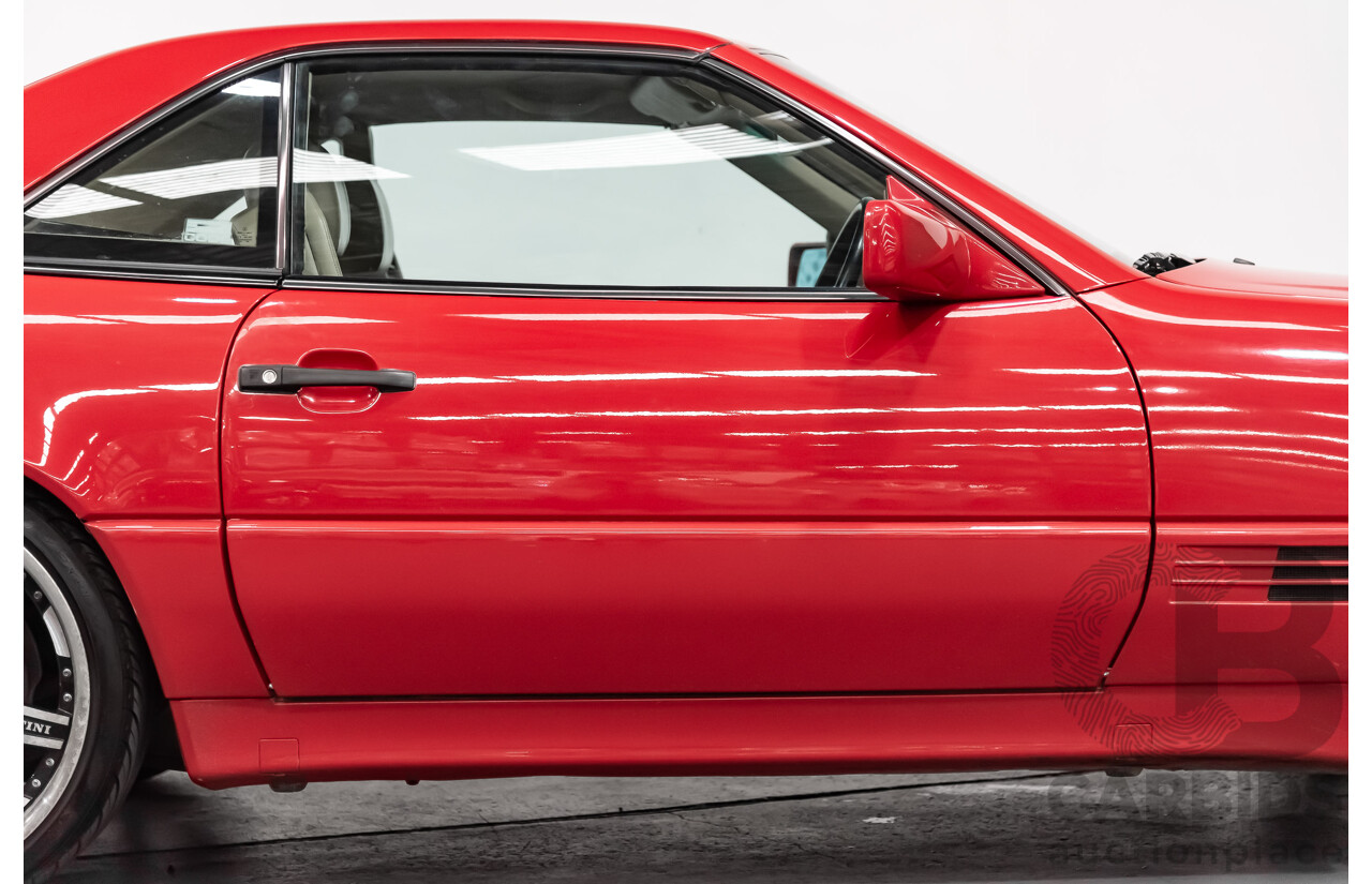 7/1990 Mercedes-Benz 500 SL  2d Convertible Red 5.0L V8