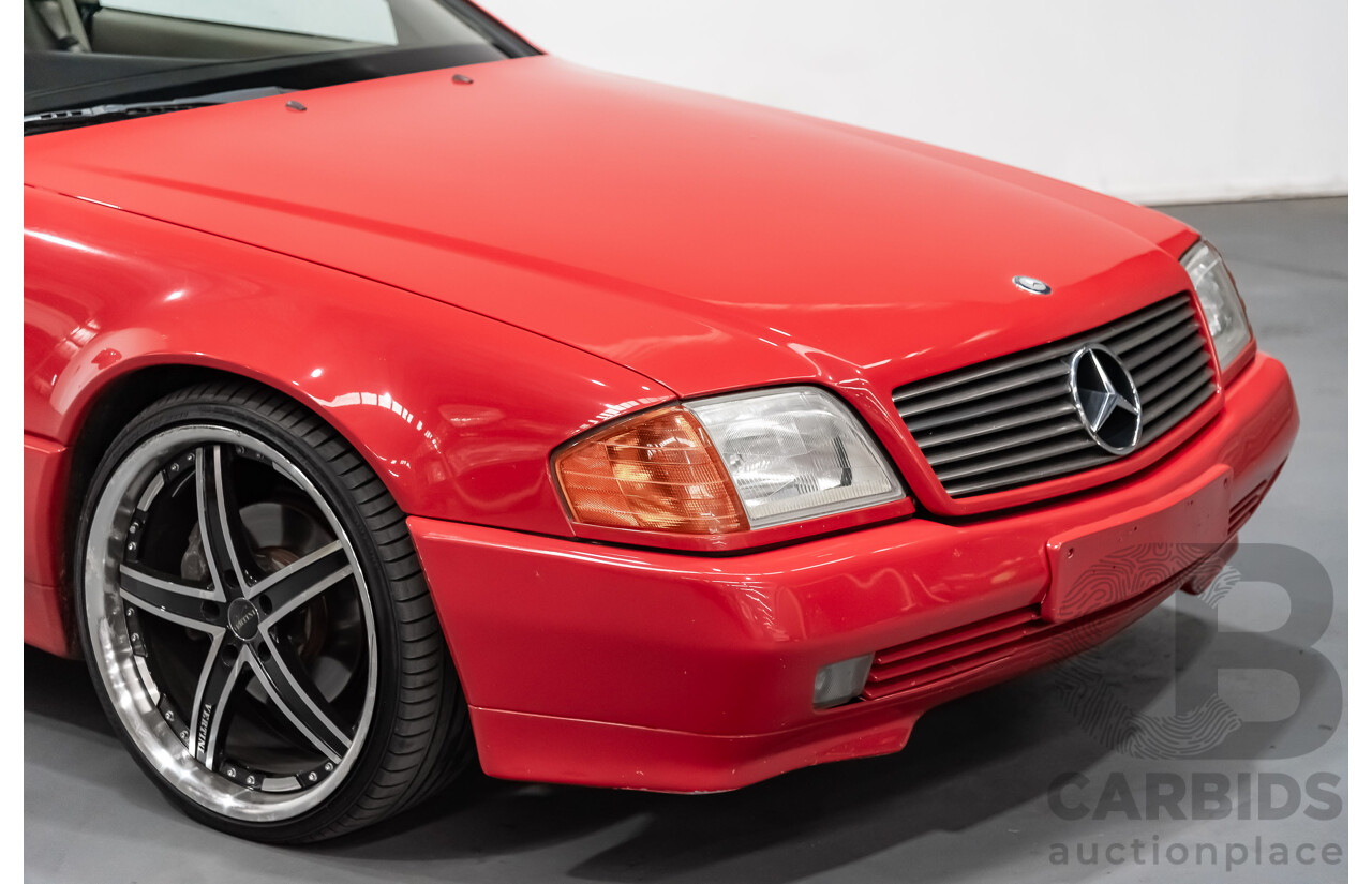 7/1990 Mercedes-Benz 500 SL  2d Convertible Red 5.0L V8