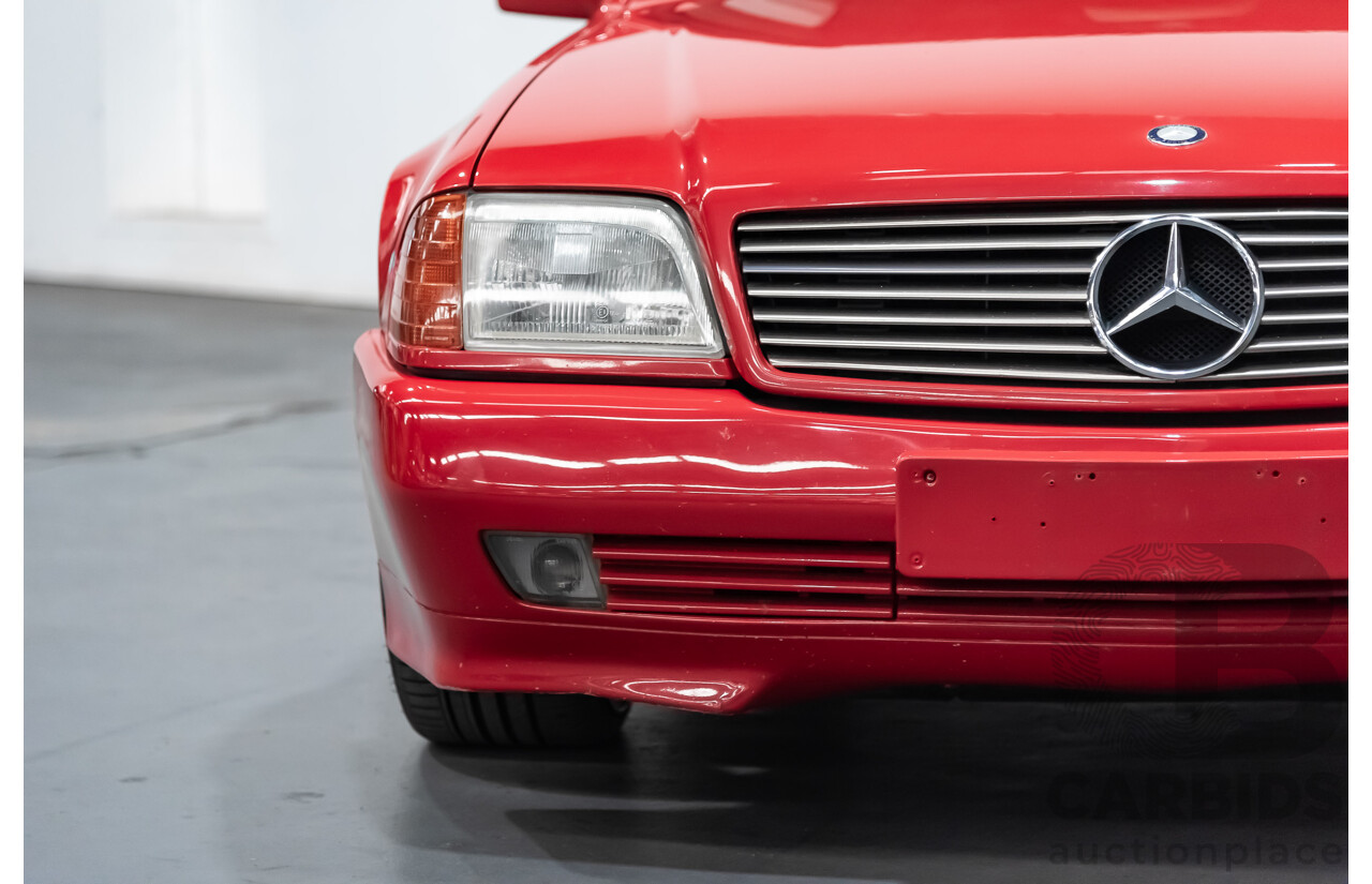7/1990 Mercedes-Benz 500 SL  2d Convertible Red 5.0L V8