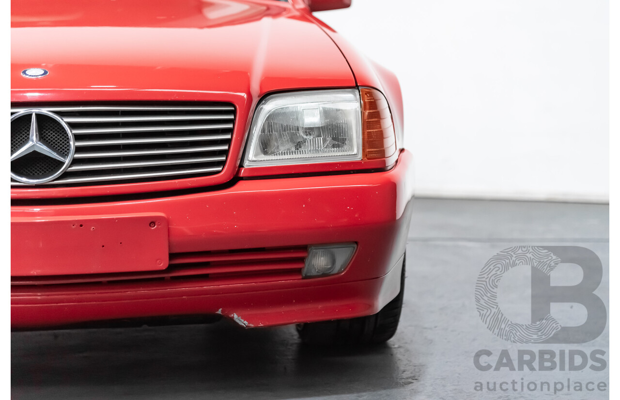7/1990 Mercedes-Benz 500 SL  2d Convertible Red 5.0L V8