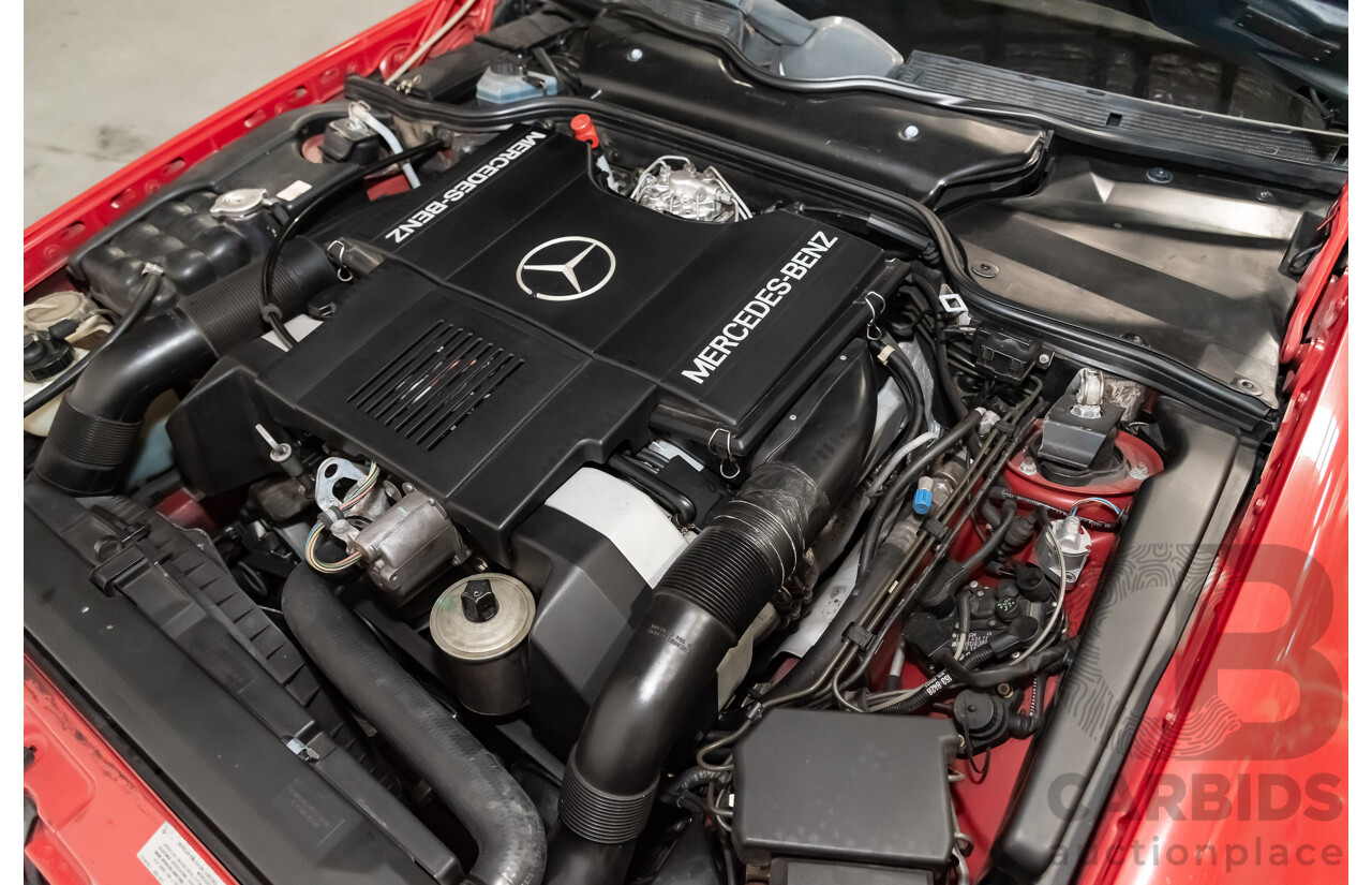 7/1990 Mercedes-Benz 500 SL  2d Convertible Red 5.0L V8