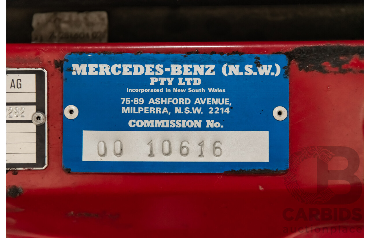 7/1990 Mercedes-Benz 500 SL  2d Convertible Red 5.0L V8