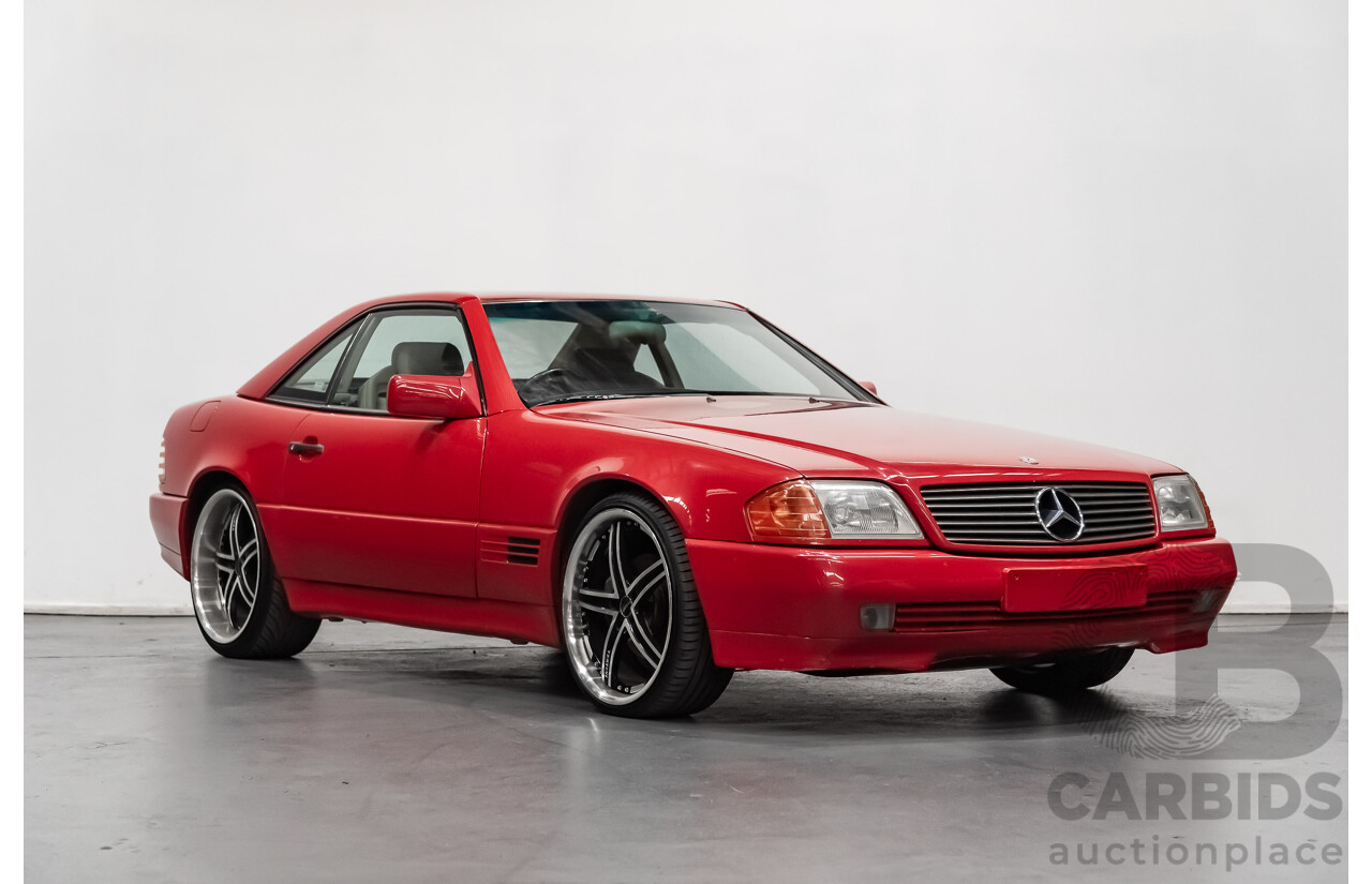 7/1990 Mercedes-Benz 500 SL  2d Convertible Red 5.0L V8