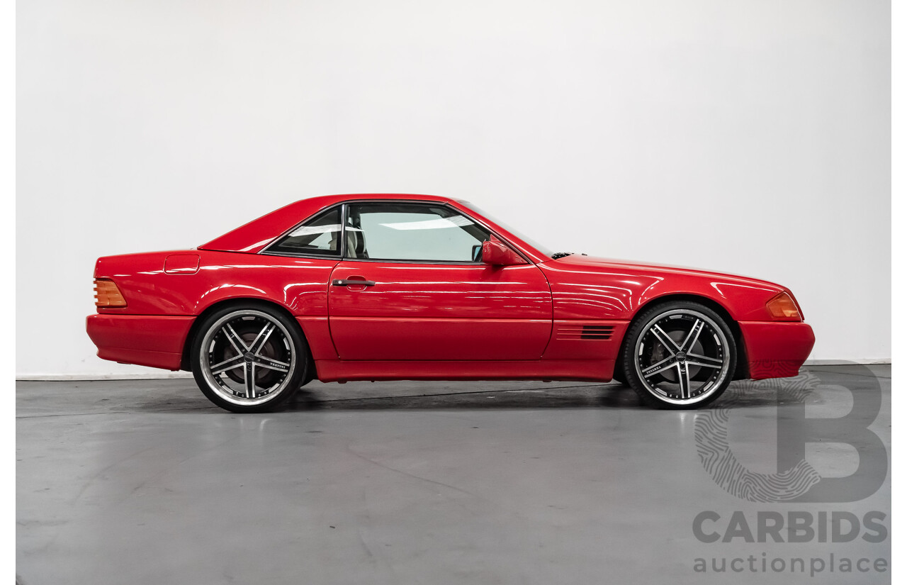 7/1990 Mercedes-Benz 500 SL  2d Convertible Red 5.0L V8