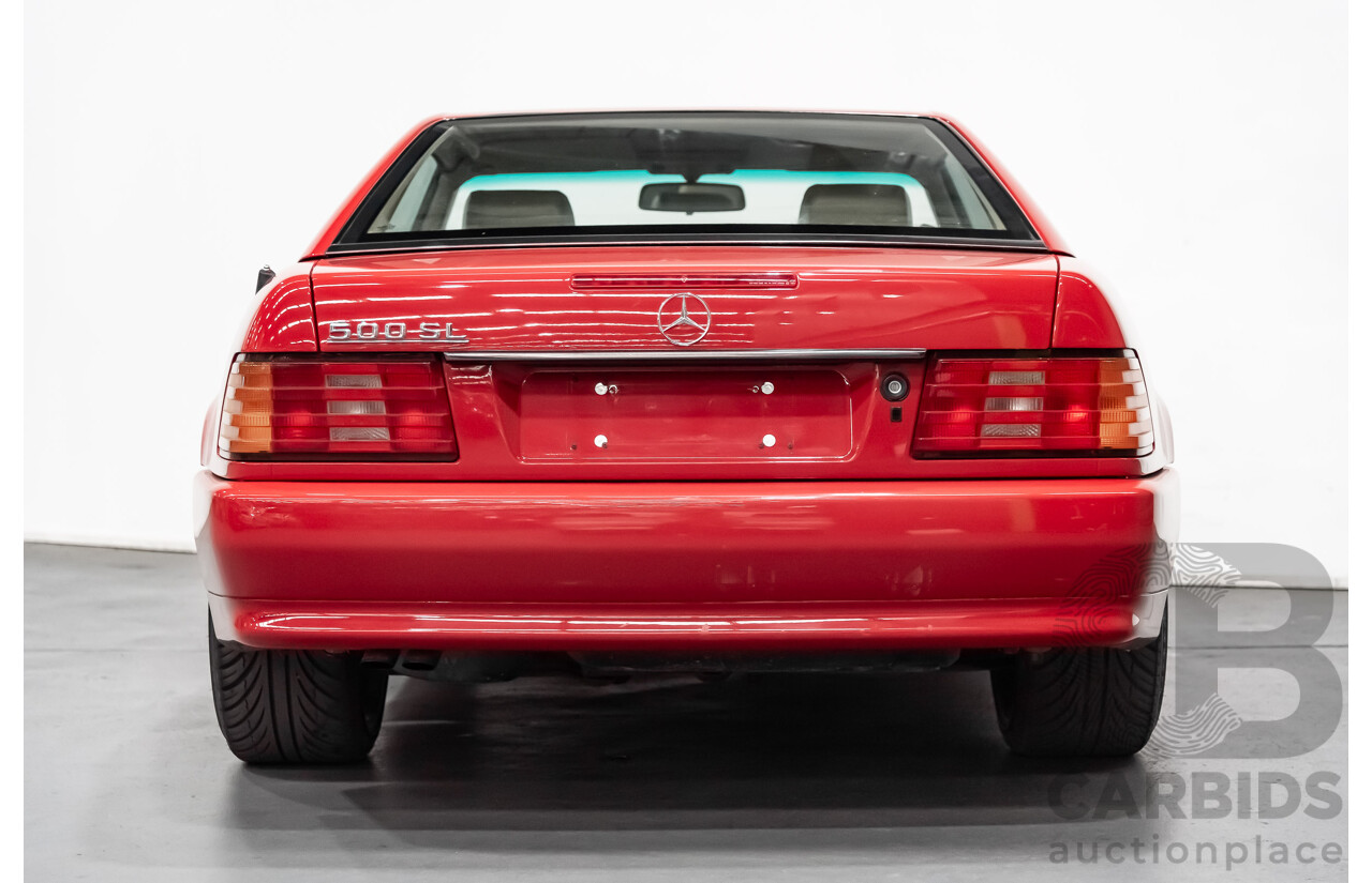 7/1990 Mercedes-Benz 500 SL  2d Convertible Red 5.0L V8