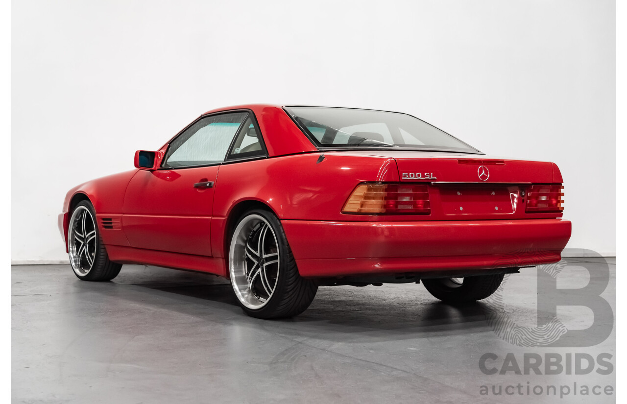 7/1990 Mercedes-Benz 500 SL  2d Convertible Red 5.0L V8