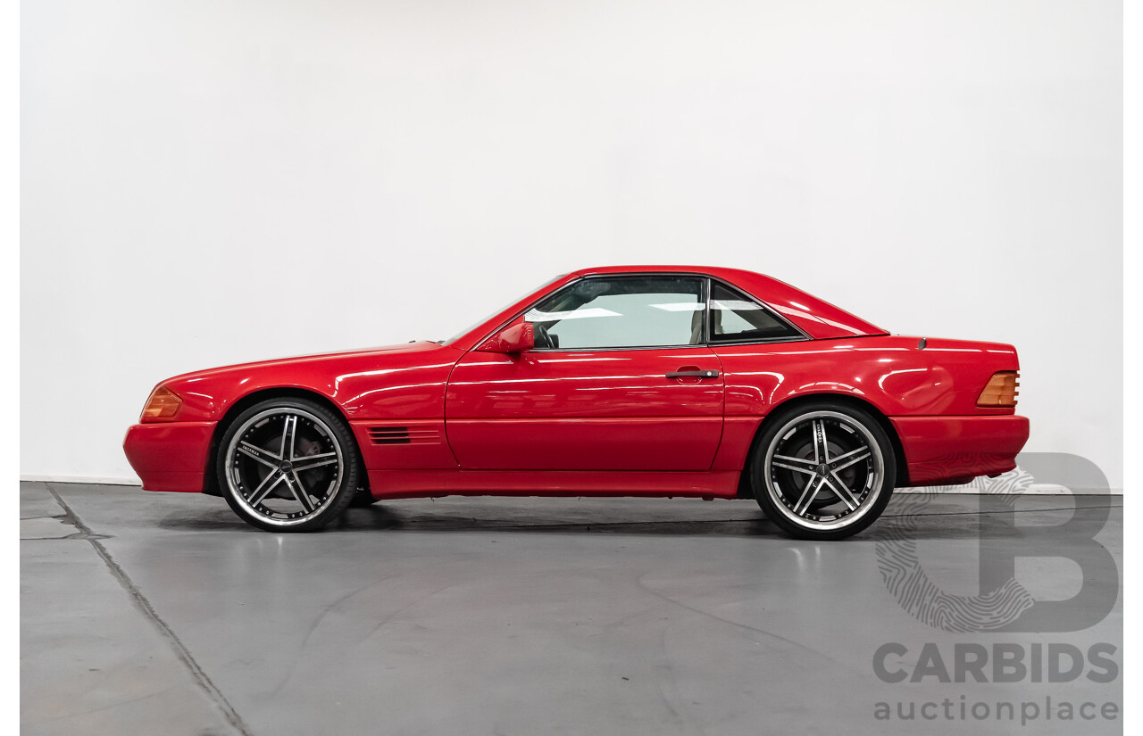 7/1990 Mercedes-Benz 500 SL  2d Convertible Red 5.0L V8