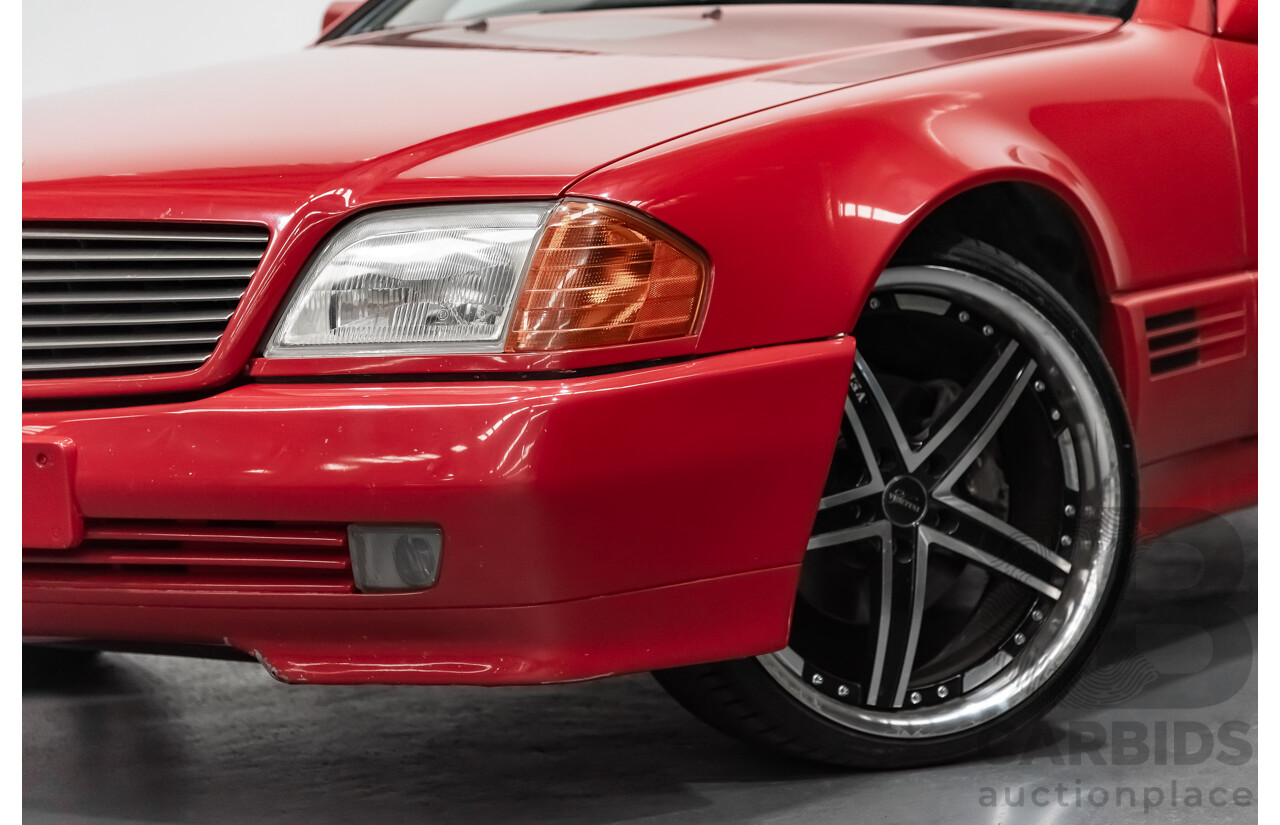 7/1990 Mercedes-Benz 500 SL  2d Convertible Red 5.0L V8