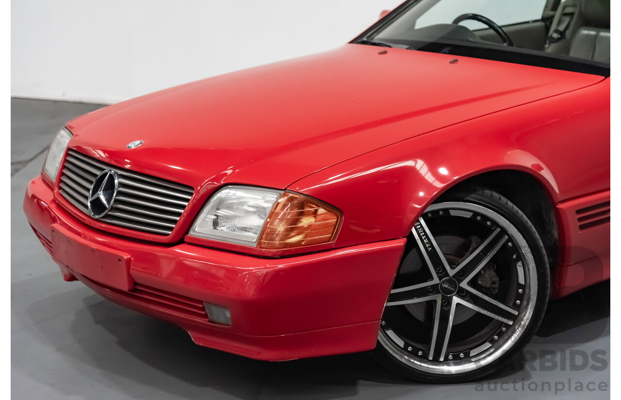7/1990 Mercedes-Benz 500 SL  2d Convertible Red 5.0L V8