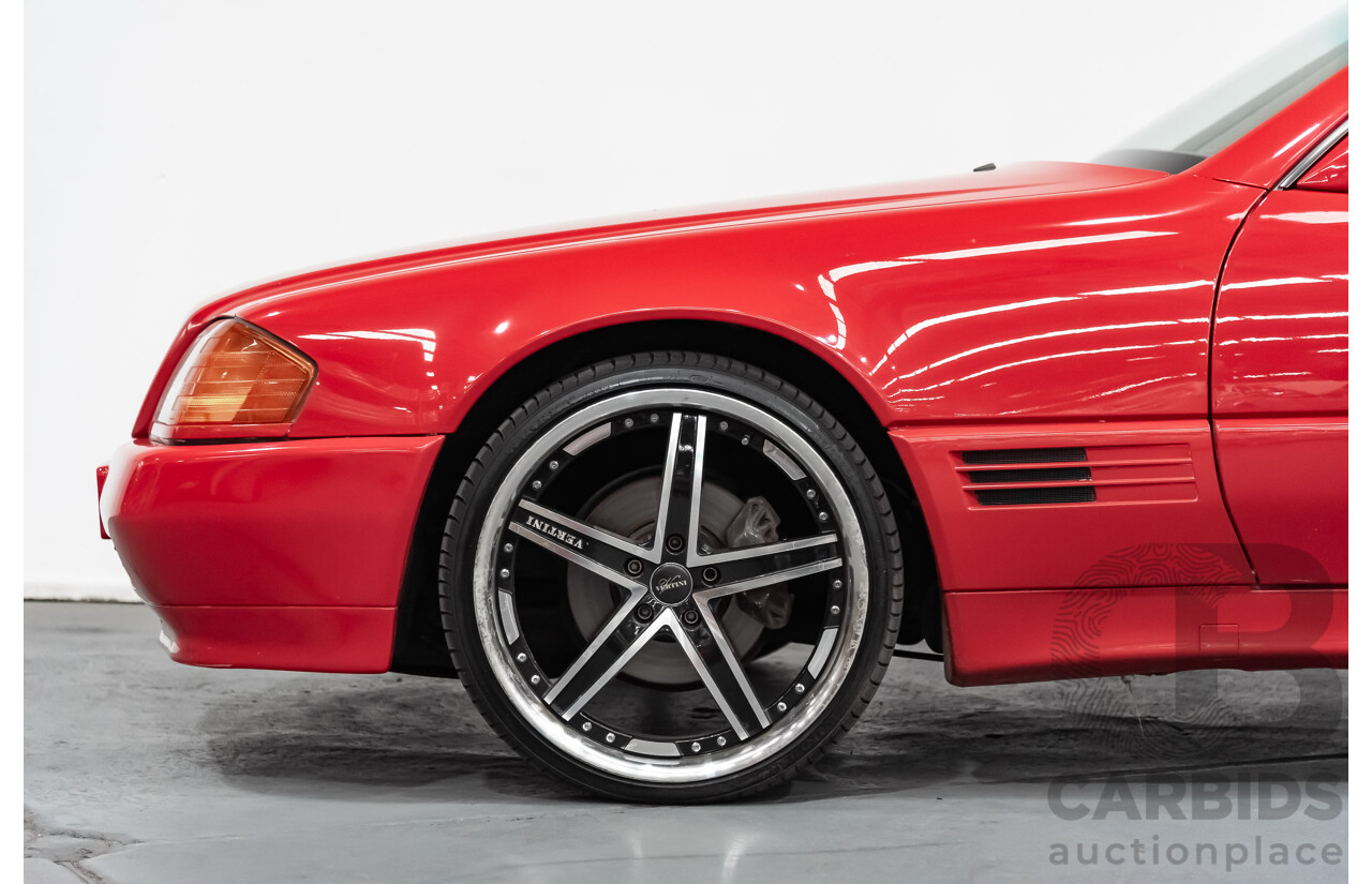 7/1990 Mercedes-Benz 500 SL  2d Convertible Red 5.0L V8