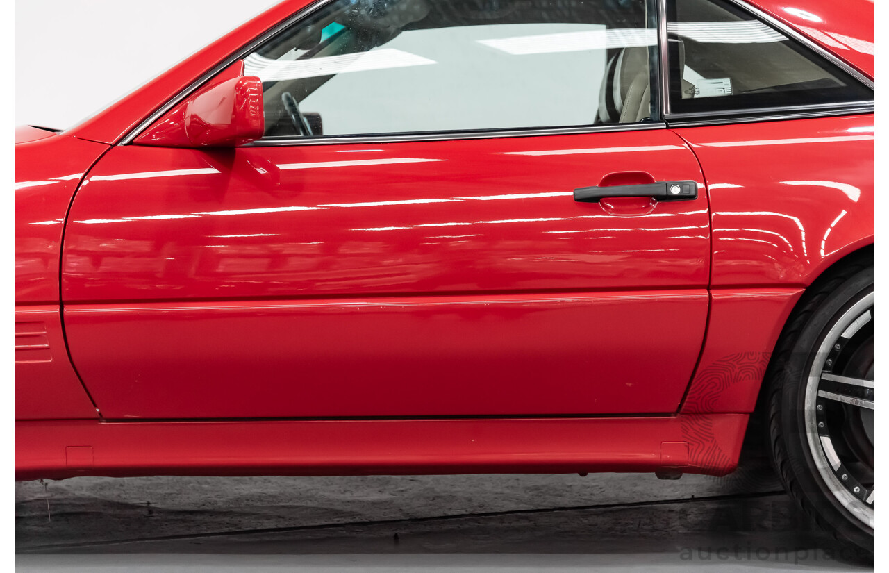 7/1990 Mercedes-Benz 500 SL  2d Convertible Red 5.0L V8