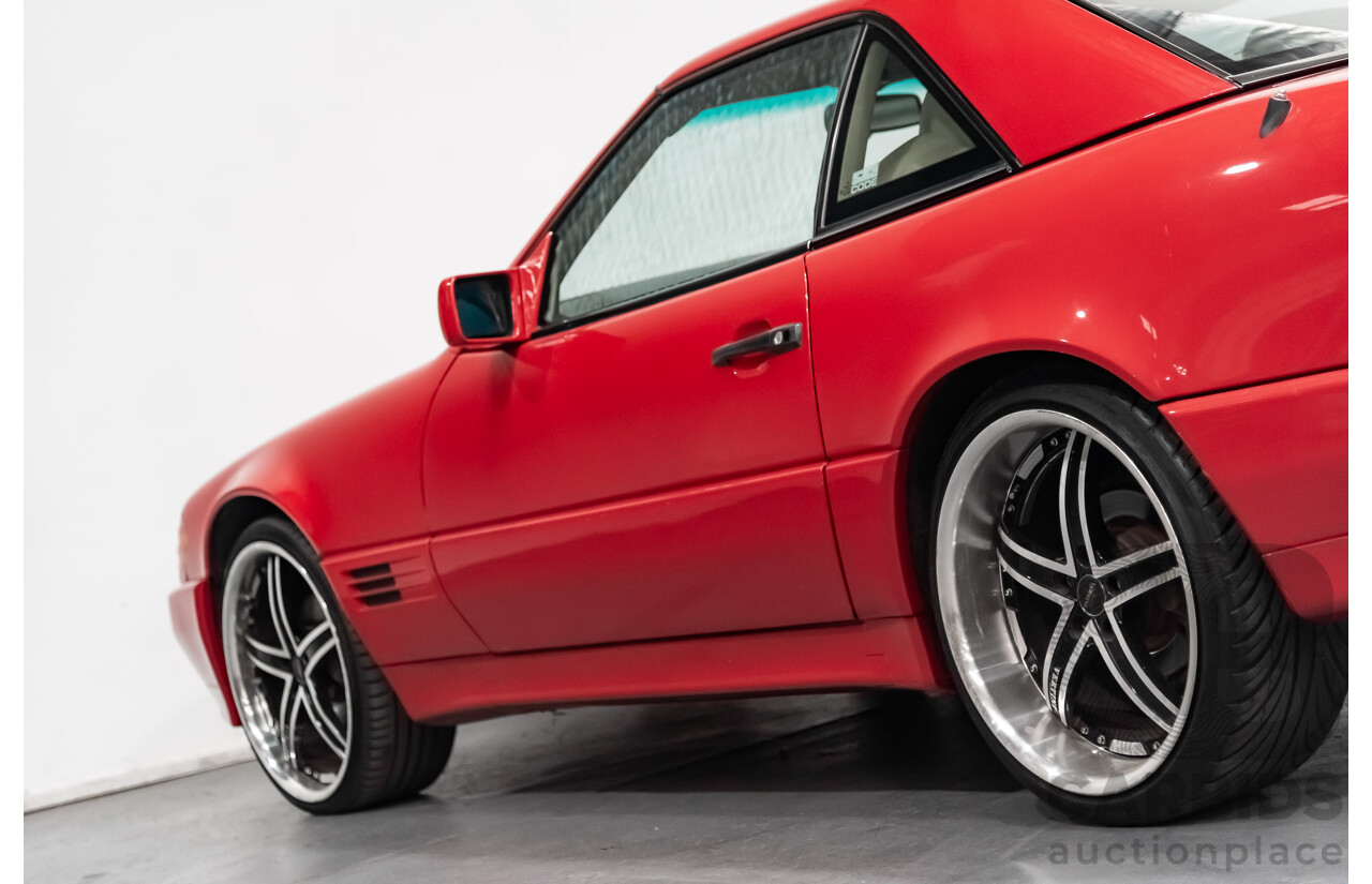 7/1990 Mercedes-Benz 500 SL  2d Convertible Red 5.0L V8