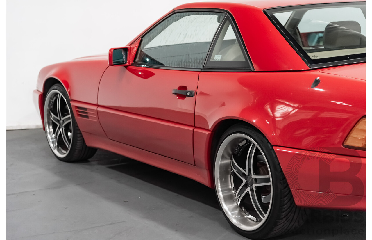 7/1990 Mercedes-Benz 500 SL  2d Convertible Red 5.0L V8
