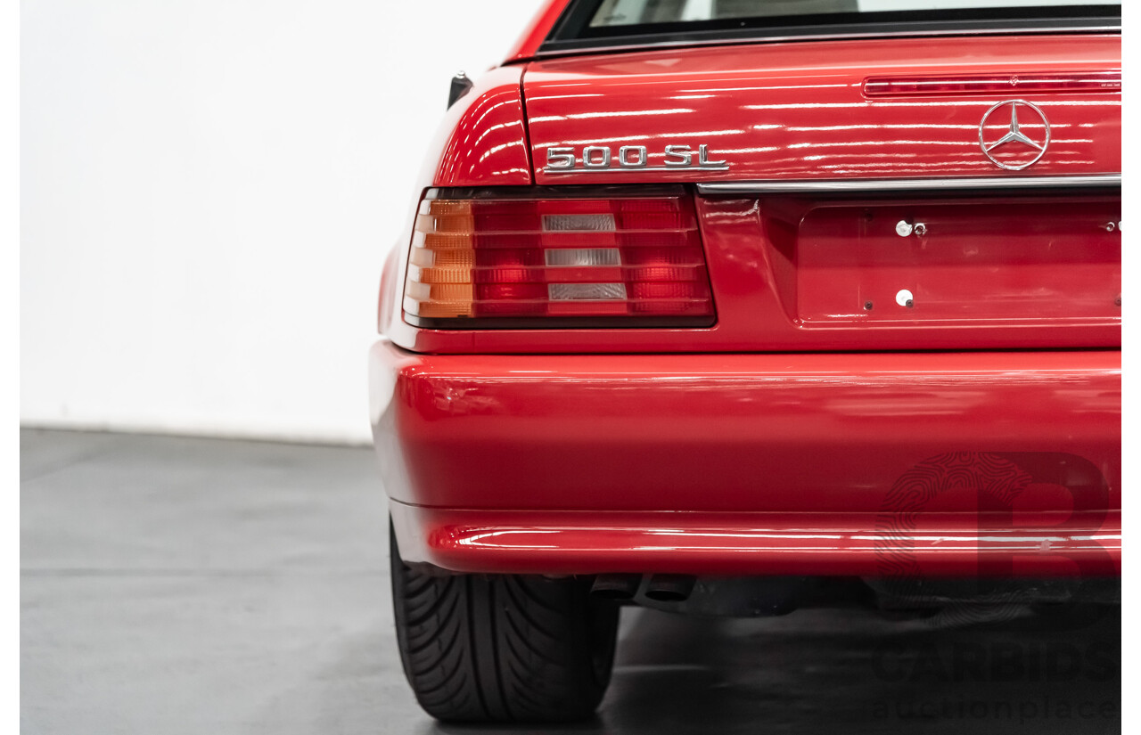 7/1990 Mercedes-Benz 500 SL  2d Convertible Red 5.0L V8
