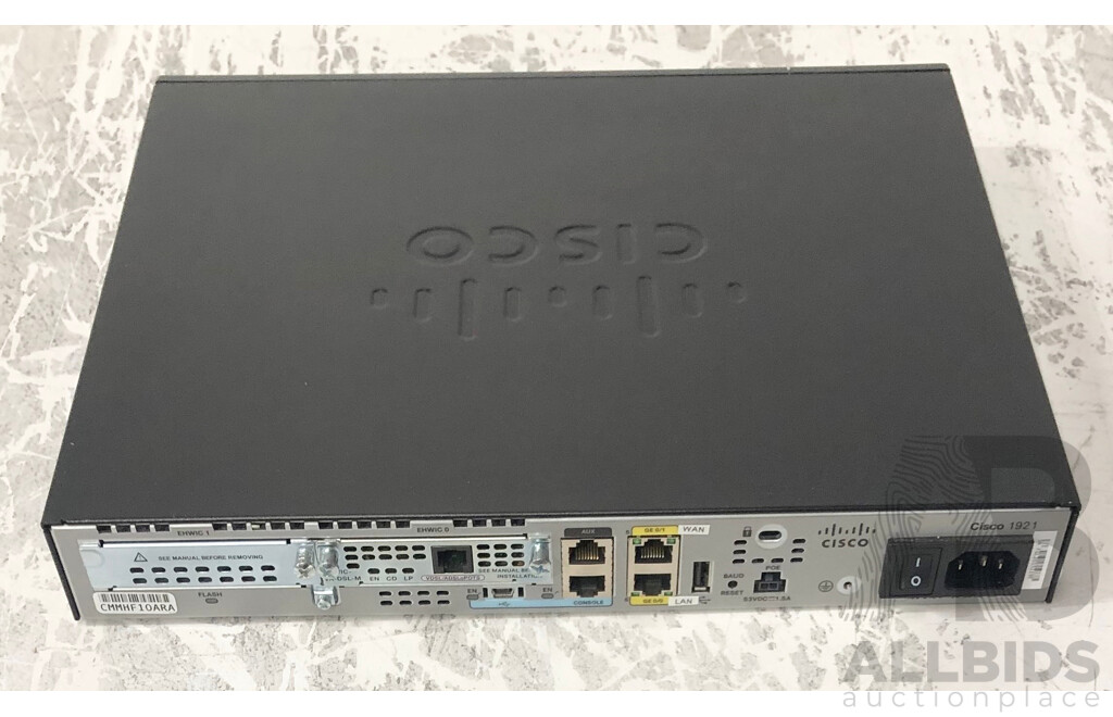 Cisco (CISCO1921/K9) 1900 Series Integrated Service Router