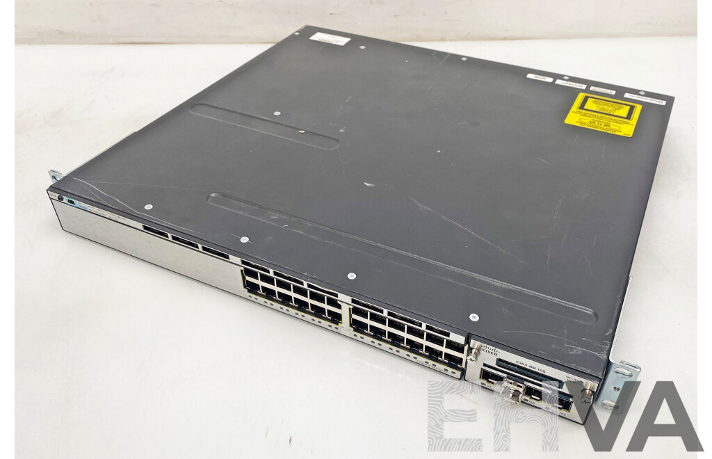 Cisco Catalyst (WS-C3750X-24T-S) 3750-X Series 24-Port Gigabit Managed Switch