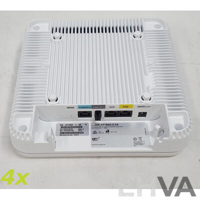 Cisco (AIR-AP1852I-Z-K9) Aironet 1800 Series 802.11ac Dual Band Access Point - Lot of Four