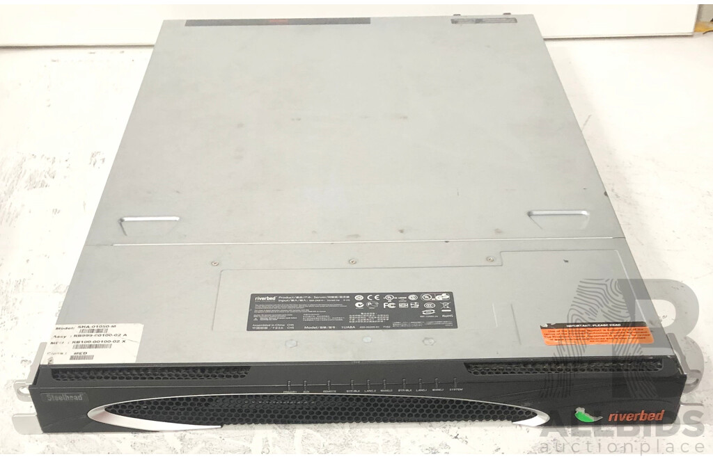 Riverbed Steelhead (SHA-01050-M) 1050 Wan Acceleration Appliance