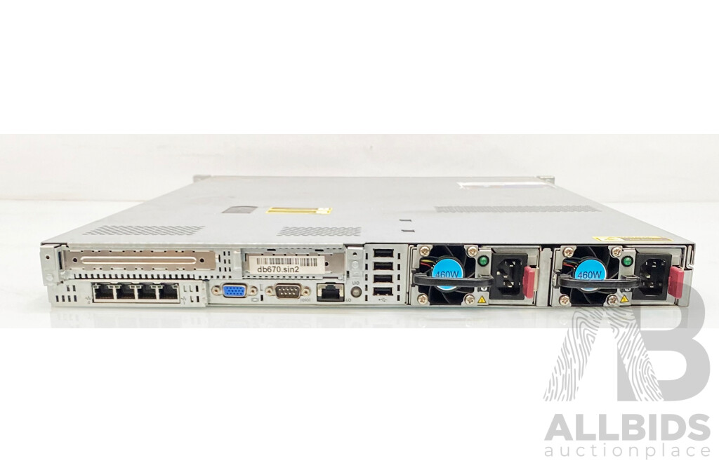 HP ProLiant DL360p Gen8 Dual Intel Xeon (E5-2630 0) 2.30GHz-2.80GHz 6-Core CPU 1RU Server W/ 32GB DDR3