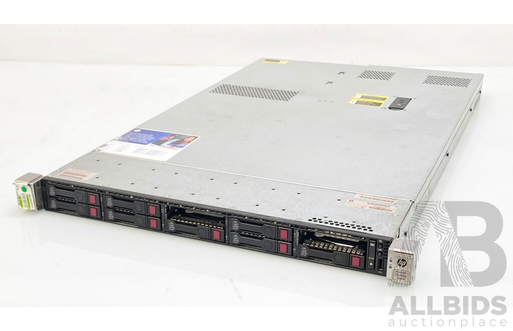 HP ProLiant DL360p Gen8 Dual Intel Xeon (E5-2630 0) 2.30GHz-2.80GHz 6-Core CPU 1RU Server W/ 32GB DDR3