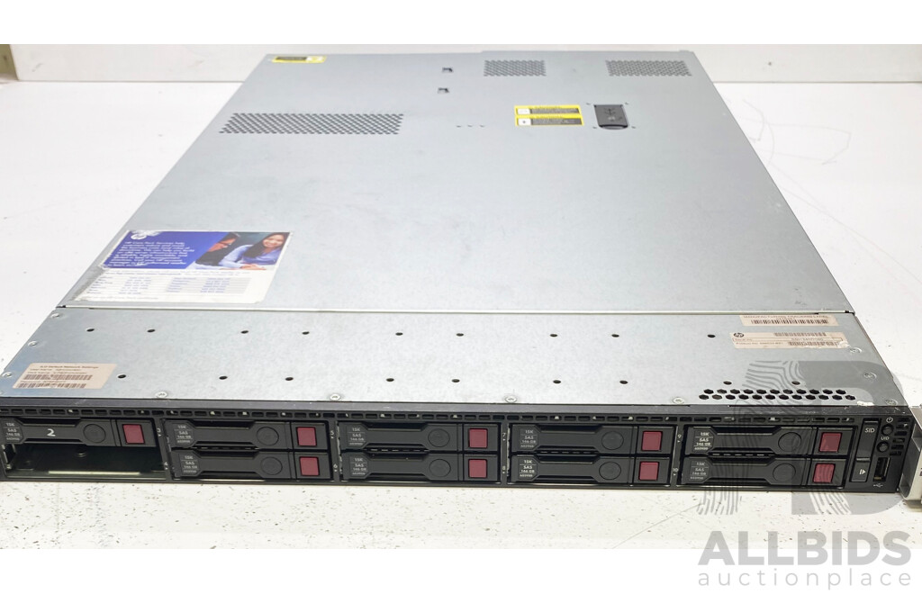 HP ProLiant DL360p Gen8 Dual Intel Xeon (E5-2630) 2.3GHz-2.8GHz 6-Core CPU 1RU Server W/ 32GB DDR3