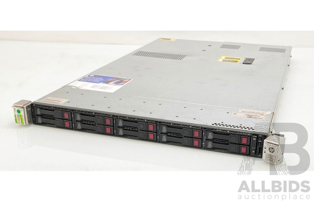 HP ProLiant DL360p Gen8 Dual Intel Xeon (E5-2630) 2.3GHz-2.8GHz 6-Core CPU 1RU Server W/ 32GB DDR3