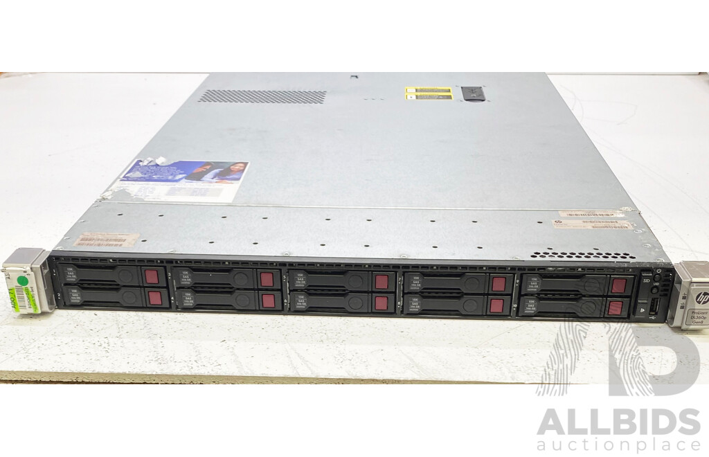 HP ProLiant DL360p Gen8 Dual Intel Xeon (E5-2630) 2.3GHz-2.8GHz 6-Core CPU 1RU Server W/ 32GB DDR3