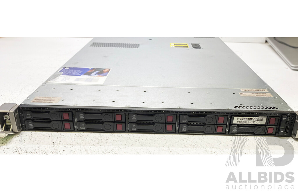 HP ProLiant DL360p Gen8 Dual Intel Xeon (E5-2630) 2.3GHz-2.8GHz 6-Core CPU 1RU Server W/ 32GB DDR3