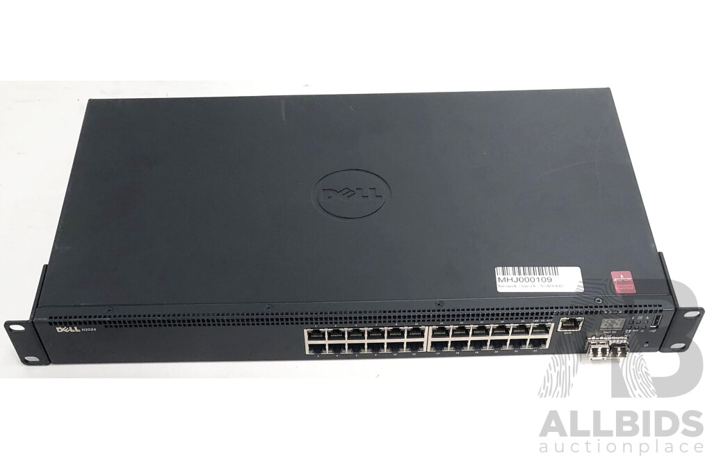 Dell (N2024) EMC PowerSwitch 24-Port Gigabit Ethernet Switch