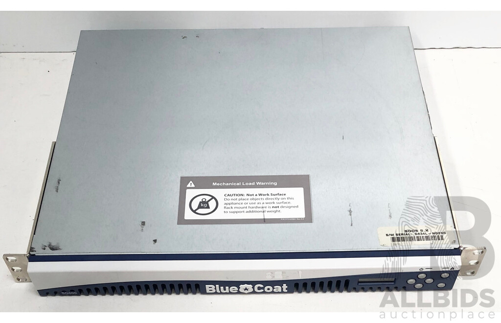 Blue Coat (SG600-10-PR) ProxySG 600 Series Network Appliance