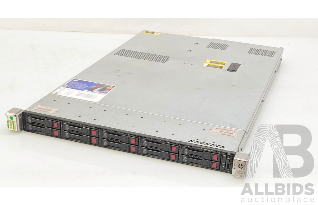 HP ProLiant DL360p Gen8 Dual Intel Xeon (E5-2630) 2.3GHz-2.8GHz 6-Core CPU 1RU Server W/ 32GB DDR3