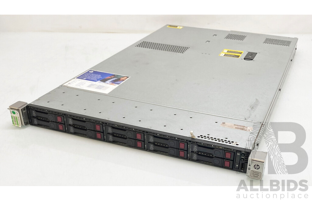 HP ProLiant DL360p Gen8 Dual Intel Xeon (E5-2630) 2.3GHz-2.8GHz 6-Core CPU 1RU Server W/ 32GB DDR3