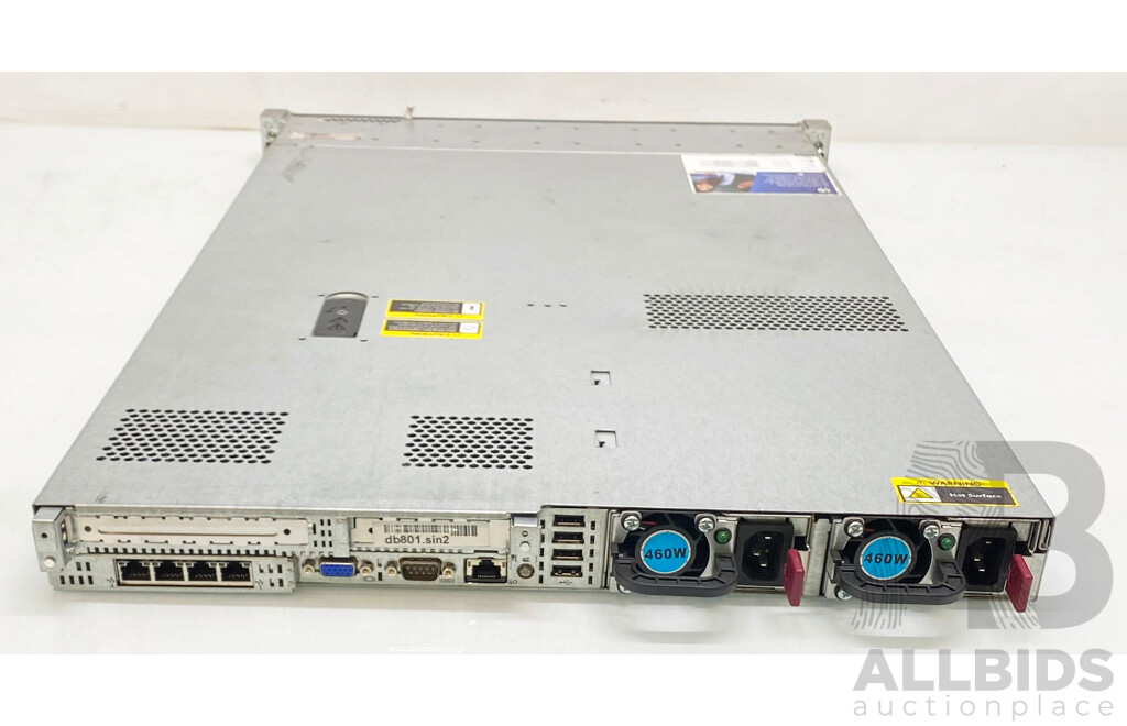 HP ProLiant DL360p Gen8 Dual Intel Xeon (E5-2630) 2.3GHz-2.8GHz 6-Core CPU 1RU Server W/ 32GB DDR3