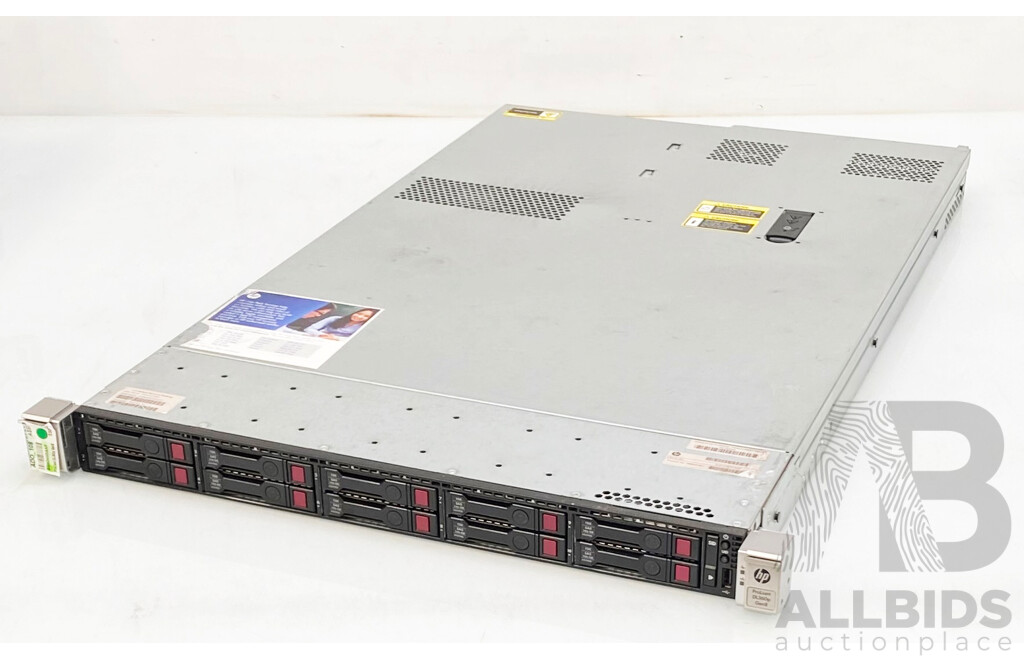 HP ProLiant DL360p Gen8 Dual Intel Xeon (E5-2630) 2.3GHz-2.8GHz 6-Core CPU 1RU Server W/ 32GB DDR3