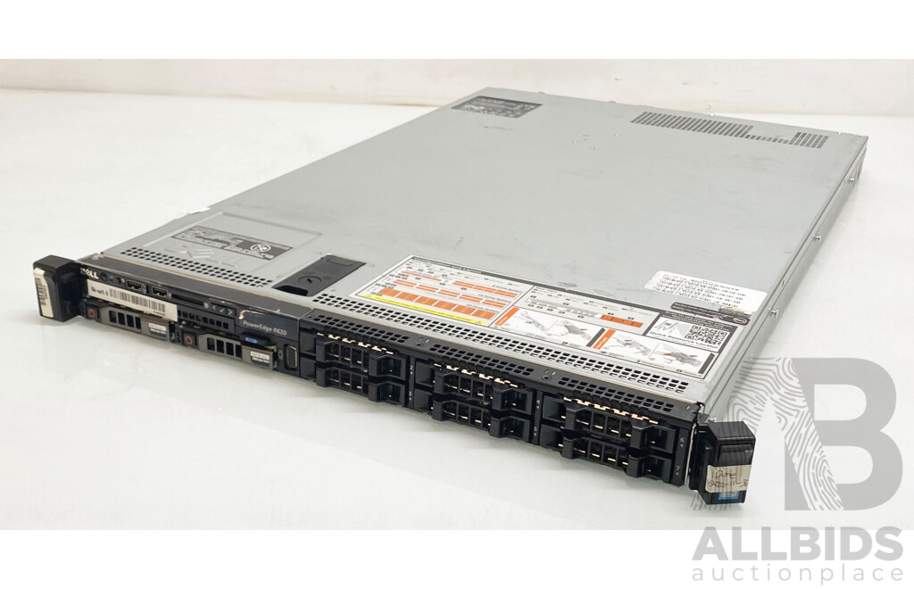 Dell PowerEdge R630 Dual Intel Xeon (E5-2697v4) 2.3GHz-3.6GHz 18-Core CPU 1RU Server W/ 128GB DDR4