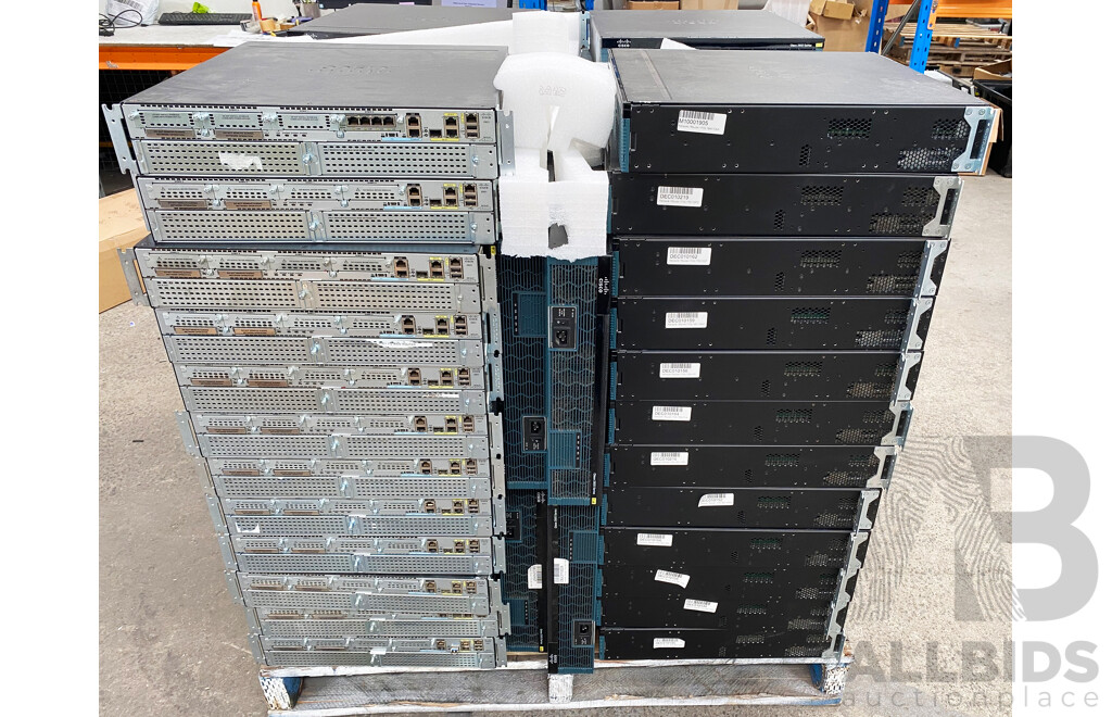 Pallet Lot of Cisco Integrated Services Routers