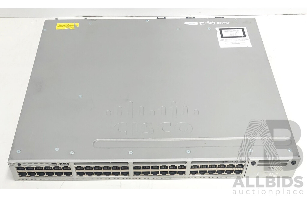 Cisco (WS-C3850-48P-L) Catalyst 3850-48-PoE+ 48-Port Gigabit Switch
