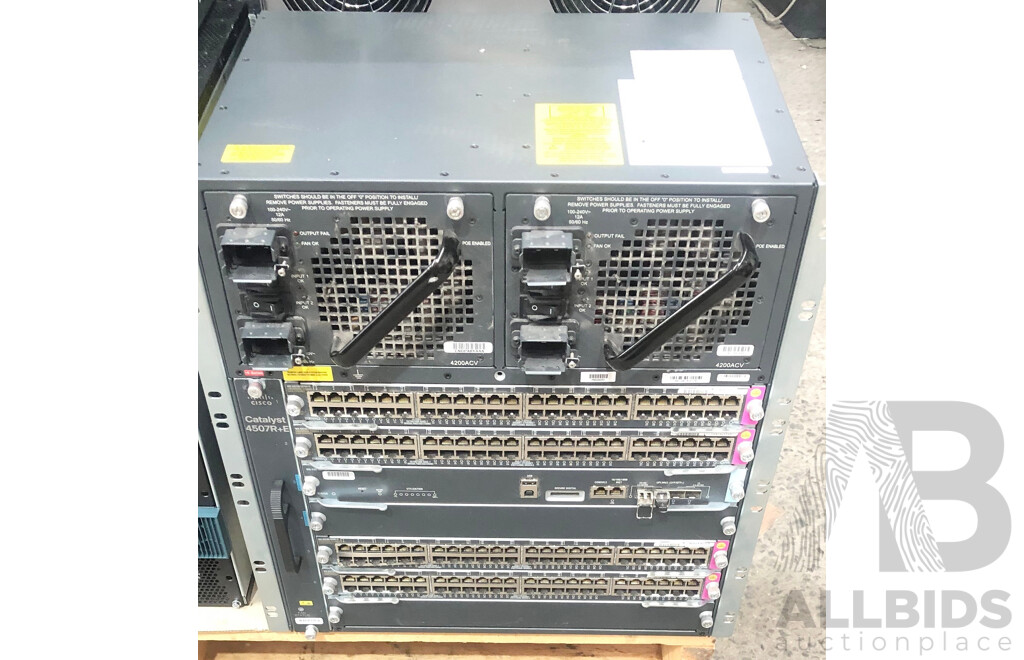 Cisco (WS-C4507R+E) Catalyst 4500 Series Network Chassis