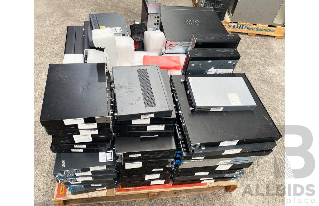 Pallet Lot of Assorted Routers/Switches