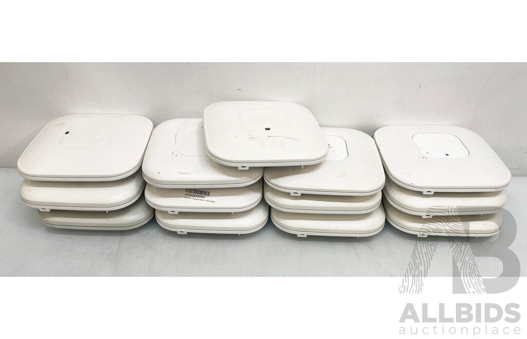 Assorted Lot of Cisco Access Points - Lot of Approximately 13