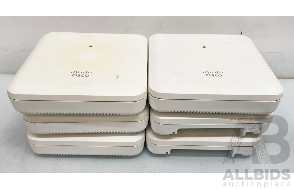 Cisco (AIR-AP1852I-Z-K9) Aironet 1852 Series 802.11ac Dual Band Access Point - Lot of Six