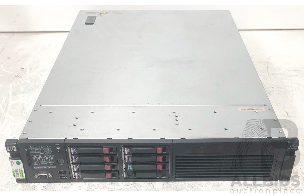 HP ProLiant DL385 G7 Dual AMD Opteron (6174) 2.20GHz-3.20GHz 12-Core CPU 2RU Server w/ 128GB DDR3