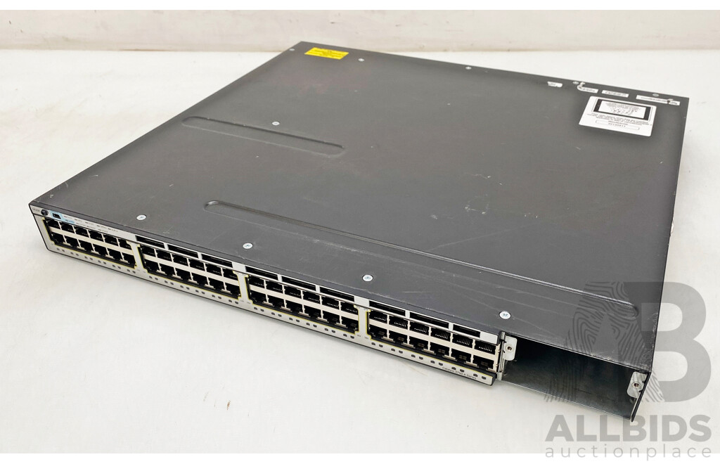 Cisco Catalyst (WS-C3750X-48T-S) 3750-X Series 48-Port Gigabit Ethernet Switch