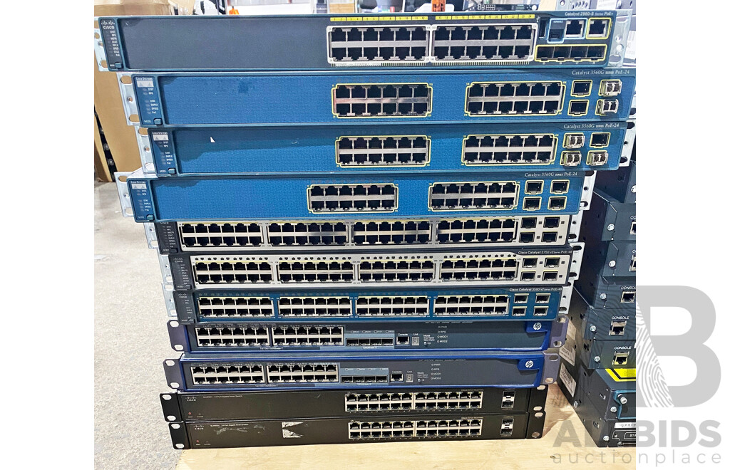 Assorted Lot of Cisco Switches