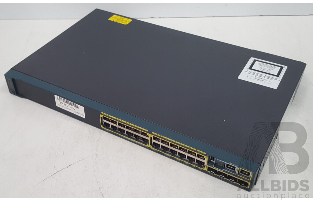 Cisco (WS-C2960S-24TS-L) Catalyst 2960-S Series 24-Port Gigabit Ethernet Switch