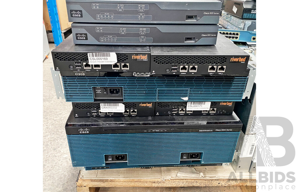 Pallet Lot of Assorted Cisco Routers/Switches