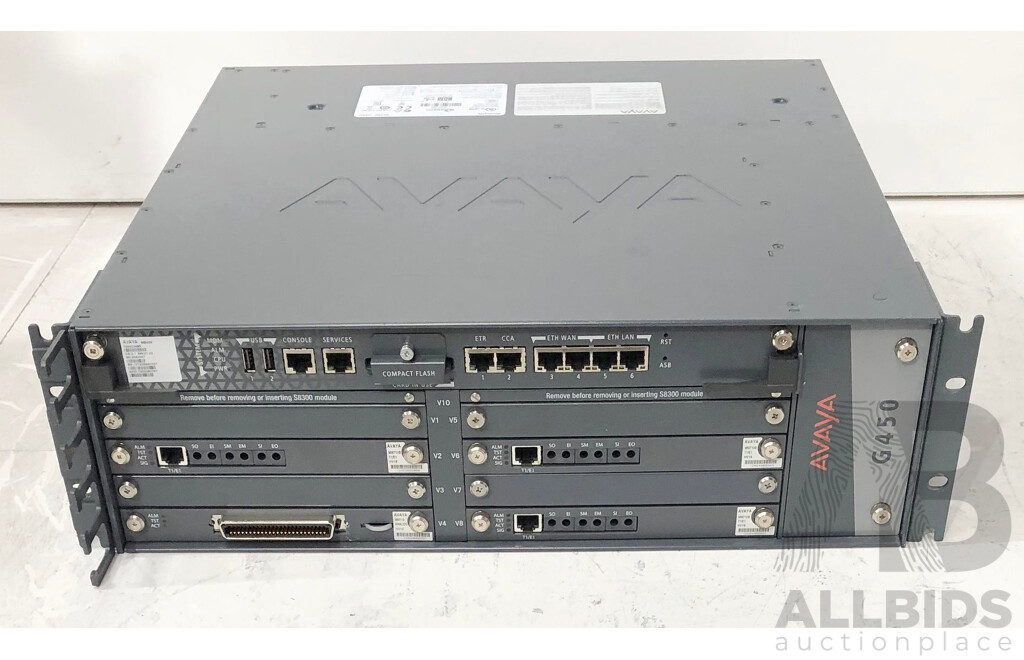 Avaya G450 MP80 Media Gateway