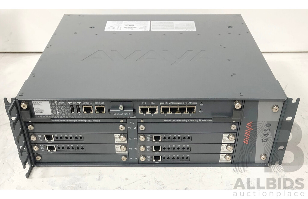 Avaya G450 MP80 Media Gateway
